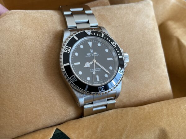 Rolex Submariner 14060M no date men's watch with box - Image 3