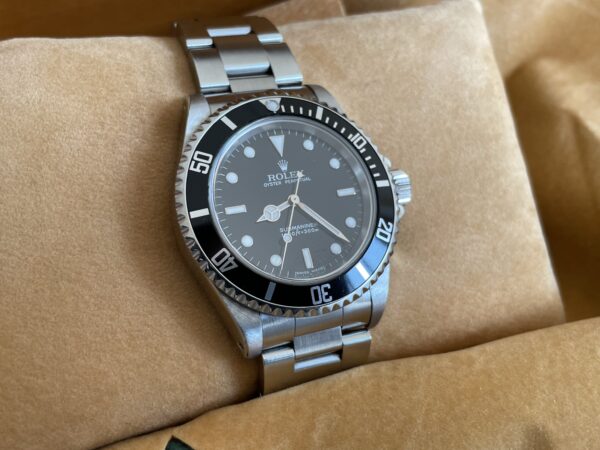 Rolex Submariner 14060M no date men's watch with box - Image 4