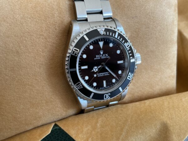 Rolex Submariner 14060M no date men's watch with box - Image 5