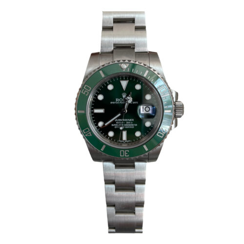 Rolex Submariner Hulk 116610LV stainless steel watch 40mm 2018