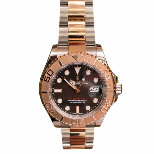 Rolex Yacht-Master 116621 18k Everose gold/steel chocolate men's watch 40mm
