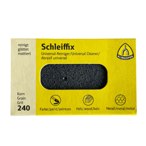 Klingspor Schleiffix universal cleaning block abrasive for metals, grain 240