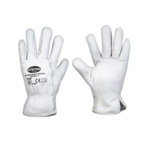 Strong hand classic silverstone napa leather work gloves, size 9