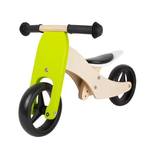 Wooden Training Bike-Trike 2-in-1 Green