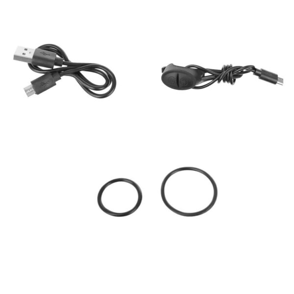 USB LED bicycle front and back lamp with a counter with speedometer transmitter - Image 8
