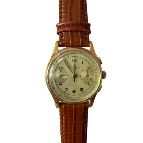 Vintage Helbros chronograph men's watch with Landeron 1960's