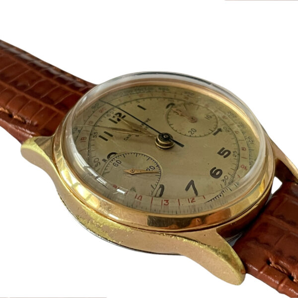 Vintage Helbros chronograph men's watch with Landeron 1960's - Image 2