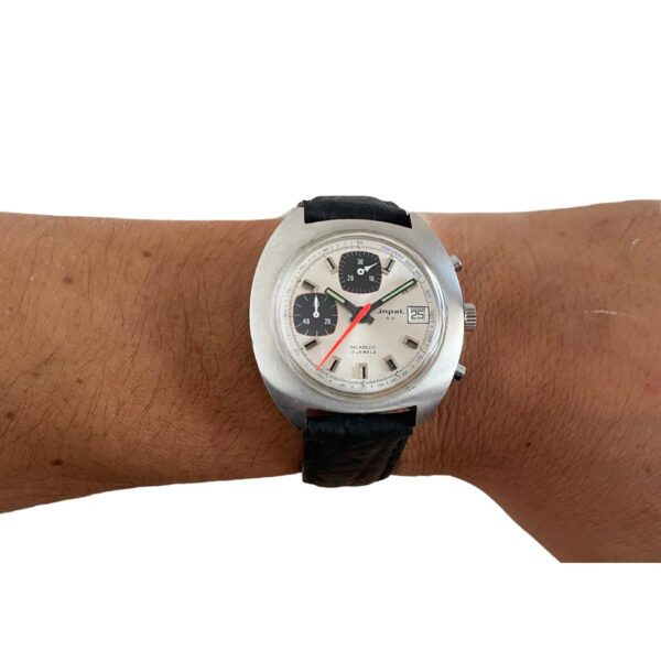 Vintage Jopel chronograph men's watch with Valjoux 7765 - Image 7