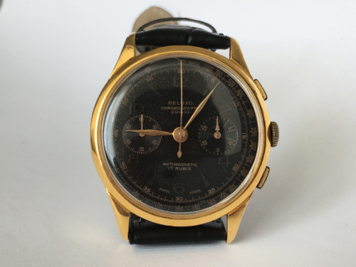 Vintage Reluxo Chronograph Men's Watch 1950s Landeron 48