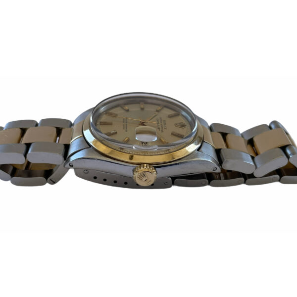 Vintage Rolex Datejust 1600 unisex watch steel and gold from 1970s - Image 5