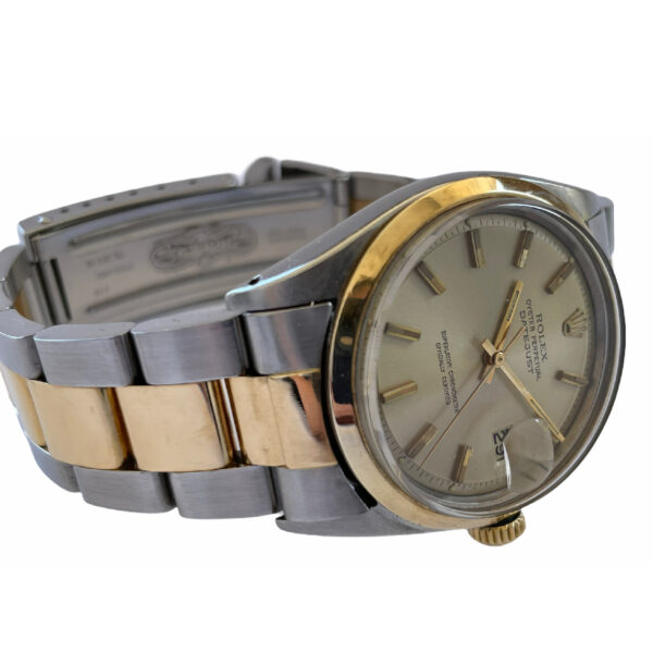 Vintage Rolex Datejust 1600 unisex watch steel and gold from 1970s - Image 7