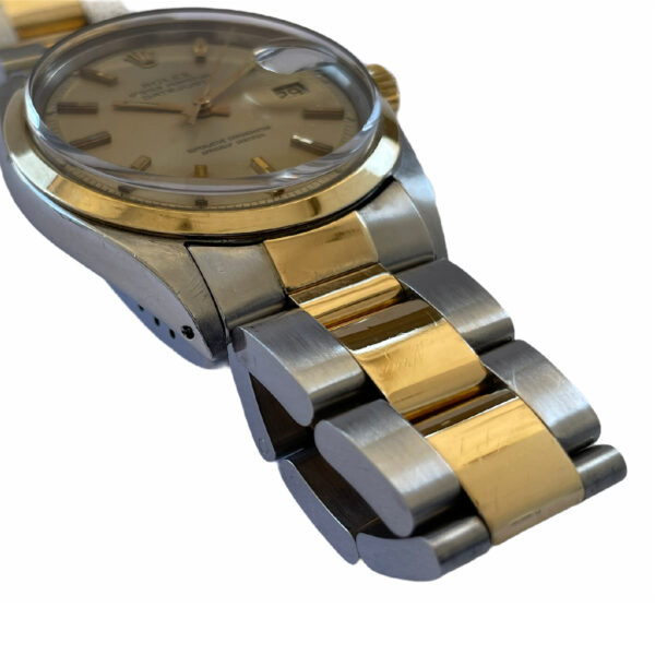 Vintage Rolex Datejust 1600 unisex watch steel and gold from 1970s - Image 8