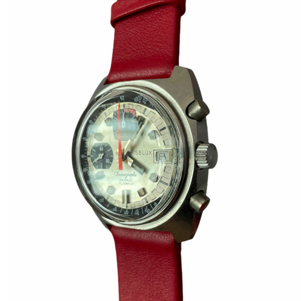 Vintage SELUX chronograph men's watch 40.5mm Valjoux 7765 - Image 2