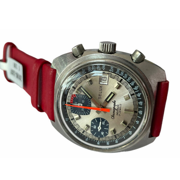 Vintage SELUX chronograph men's watch 40.5mm Valjoux 7765 - Image 4