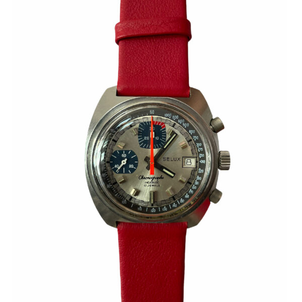 Vintage SELUX chronograph men's watch 40.5mm Valjoux 7765