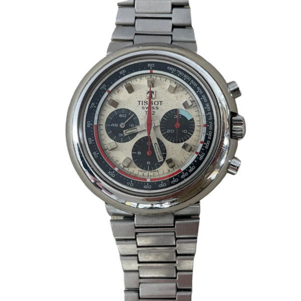 Vintage TISSOT T12 chronograph men's watch with Lemania 873