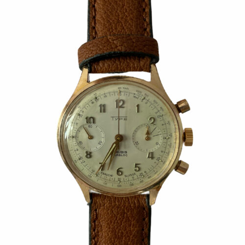 Vintage TYPE Chronograph men's watch with Valjoux 7730 1960s