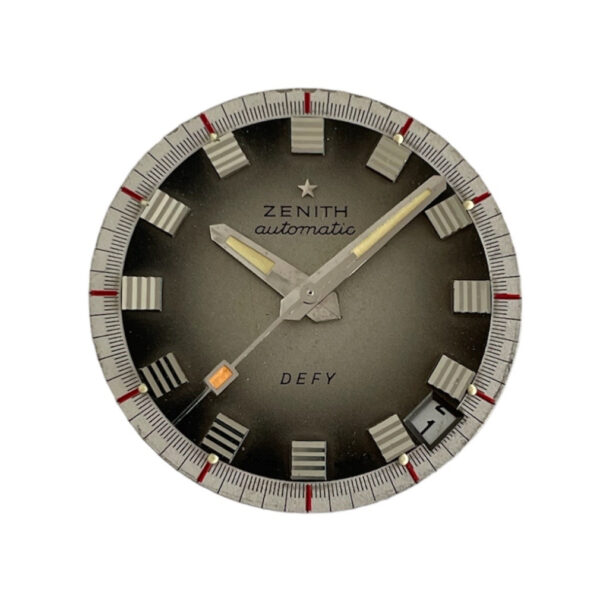 Vintage Zenith Defy automatic dial, hands and date ring 28.5 mm