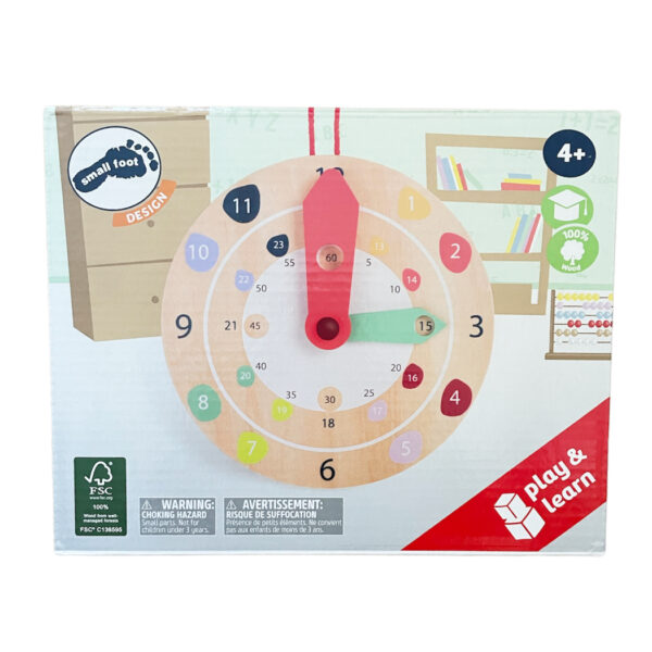 Wooden Wall Clock Educate Small Foot - Image 4