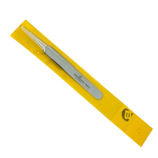 Bergeon 7026-5 precision tweezers in steel for watchmaker's and jewellers, length 110 mm - Image 4