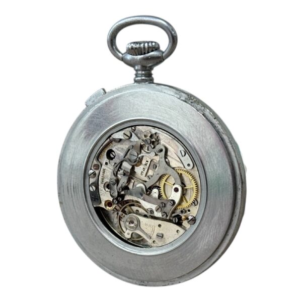 Vintage Pierce mono pusher chronograph pocket watch - Image 4