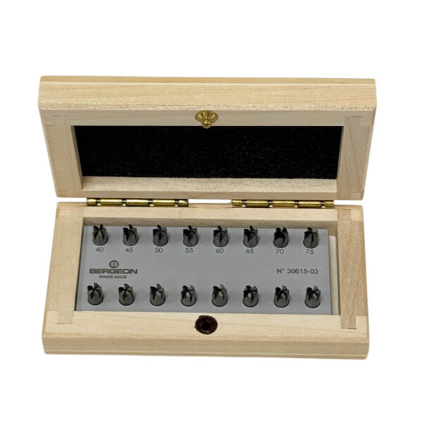 Bergeon 30615-03 end-mills for chronograph screw shoulders cutters - Image 2