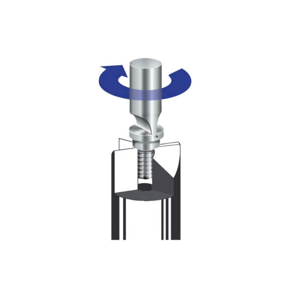 Bergeon 30615-03 end-mills for chronograph screw shoulders cutters - Image 3