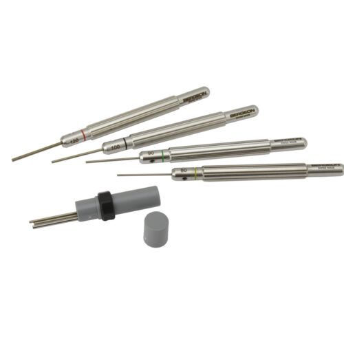 Bergeon 16988-P04 watch band/strap pin punch tool kit 4 piece set in pouch