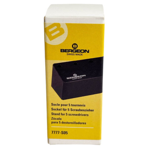 Bergeon 7777-S05 screwdriver stand POM-C plastic for 5 screwdrivers - Image 2