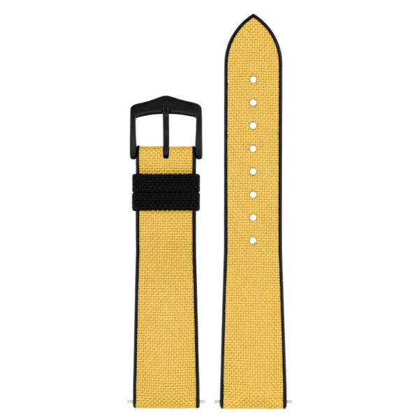 Hirsch Arne L yellow watch strap, 22 mm, 0925090072-5-22 - Image 3
