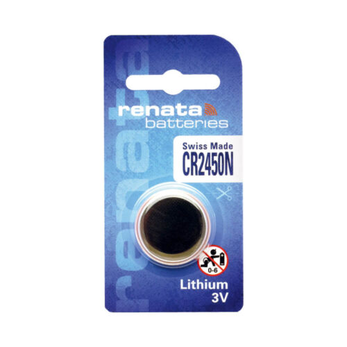 Renata CR2450N 3V lithium coin cell battery