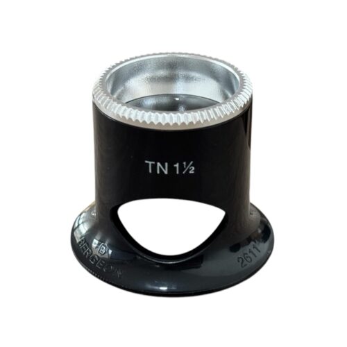 Bergeon 2611-TN-1.5 watchmaker eyeglasses loupe with hole, magnification x6.7