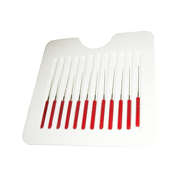 Bergeon 3008 set of 12 pivot cutting broaches with PVC handle - Image 2