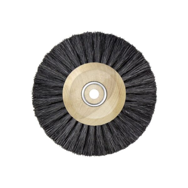 Buzzufy polishing wheel hard brush bristle 4 rows 100 mm