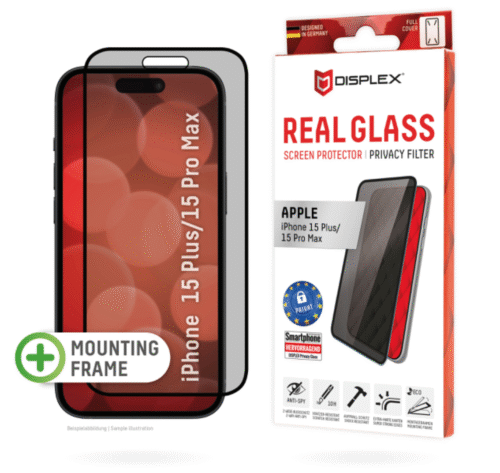 IPHONE 15 PRO MAX, IPHONE 15 PLUS PRIVACY SCREEN PROTECTOR, Displex