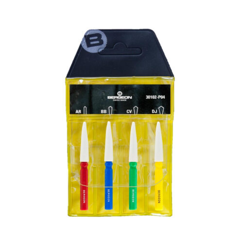 Bergeon 30102-P04 assortment of 4 oilers for watchmakers