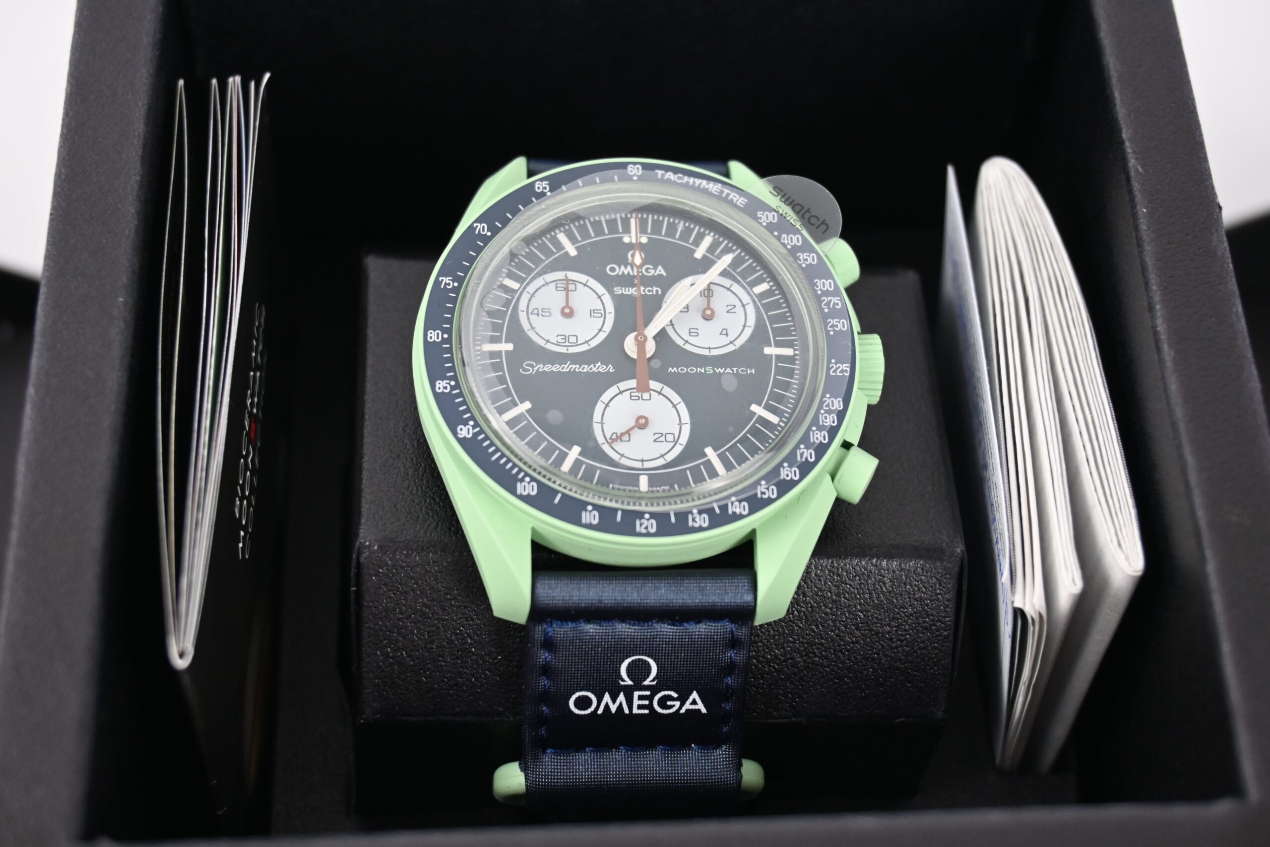 New SWATCH Omega Mission on Earth chronograph men's watch 2023 - Image 2