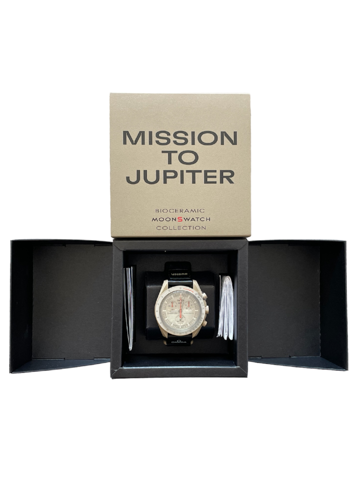 New SWATCH Omega Mission to Jupiter chronograph men's watch 2023 - Image 2