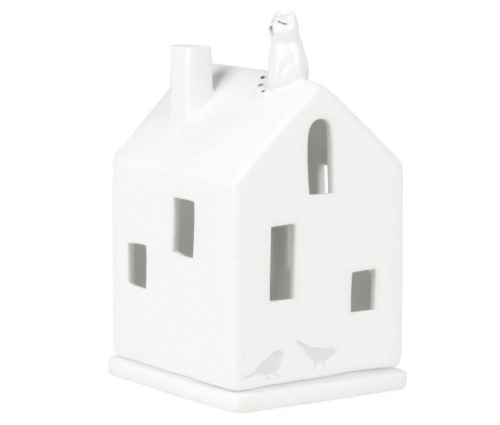 Rader Illuminated porcelain cat house