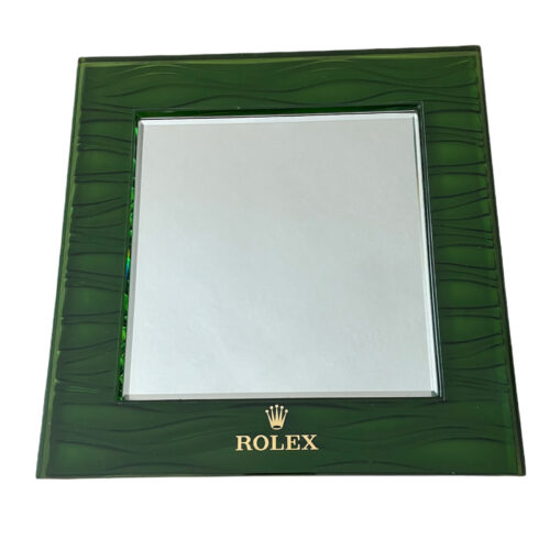 Rolex display mirror glass with leather