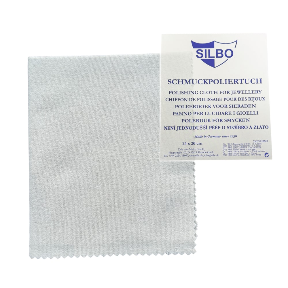 Silbo polishing cotton cloth for gold and silver jewellery