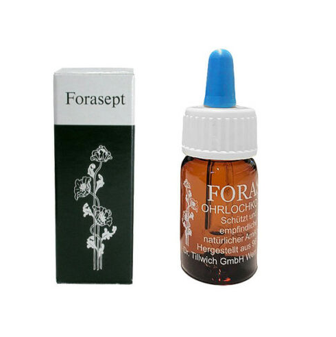Forasept Sensitive Skin Oil Ear Piercing or Changing of Earrings 7.5 ml Cosmetic