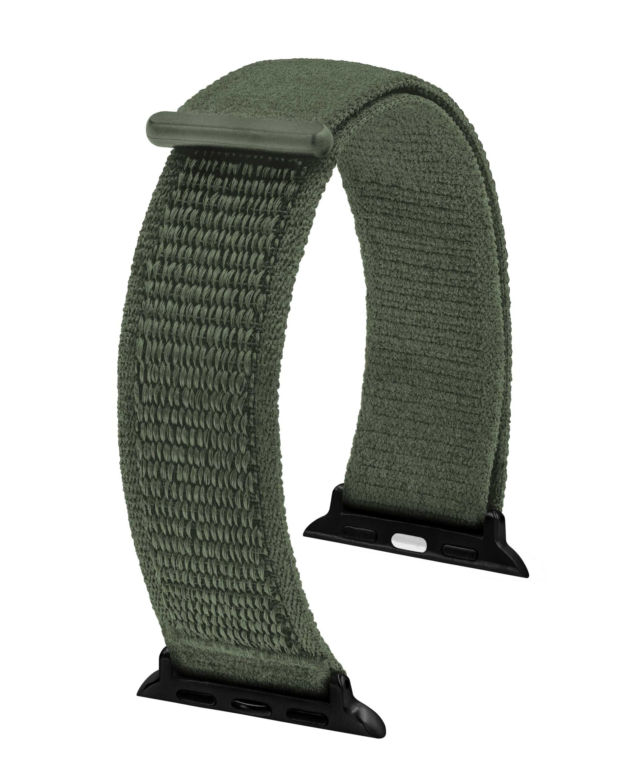 Vocem for Apple Watch Hirsch, Green, 22mm, Adaptors Included