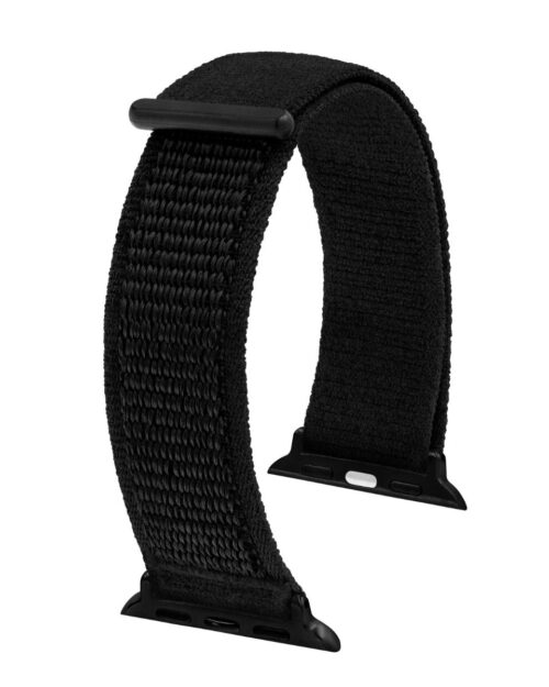 Vocem for Apple Watch Hirsch, Black 22mm, Adaptors Included