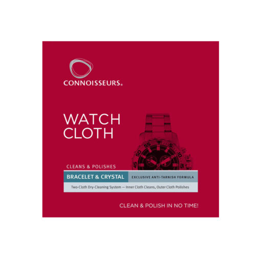 Connoisseurs Watch Cleaning Polishing Anti Tarnish Cloth CONN784