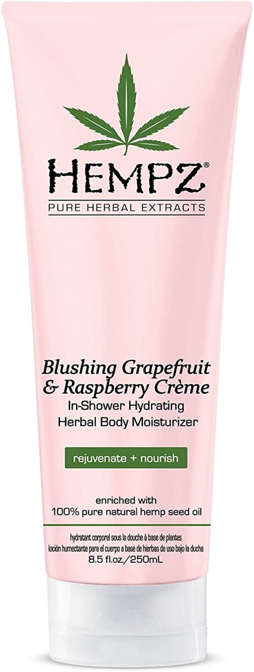Herbal Body Moisturizer- Blushing Grapefruit & Raspberry Creme 250ml