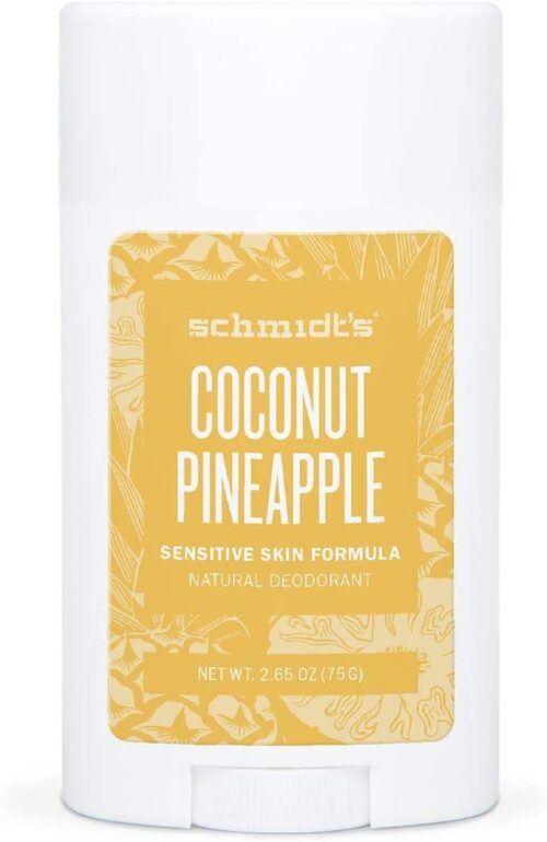 Schmidt's Naturals Deodorant stick for sensitive skin coconut and Pineapple 75 gr.