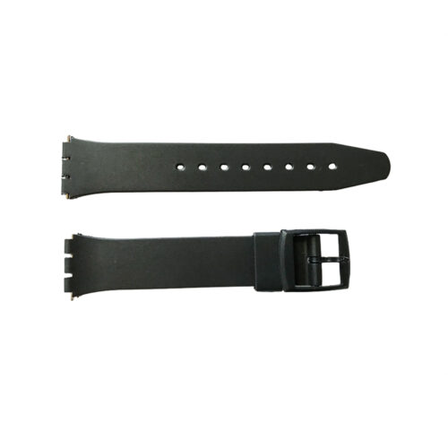 Swatch special rubber strap smooth with plastic clasp 17mm