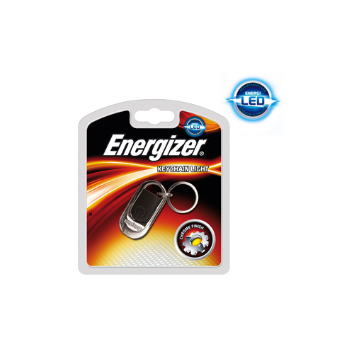 Energizer 18 Metres LED Hi-Tech Keyring Torch, Keychain Light Chrome Car Keys Fob