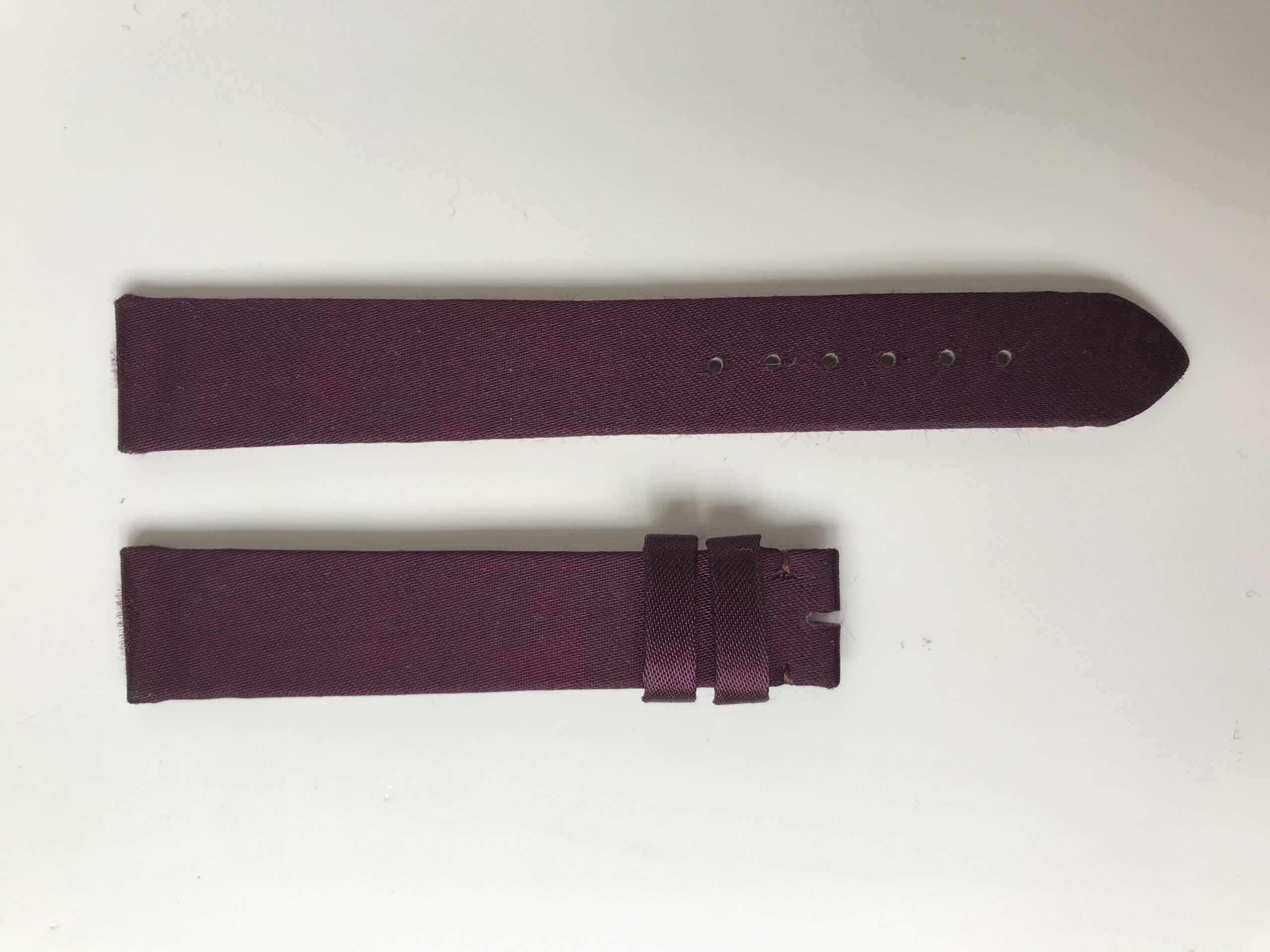 Girard Perregaux purple satin strap for lady watches 16mm